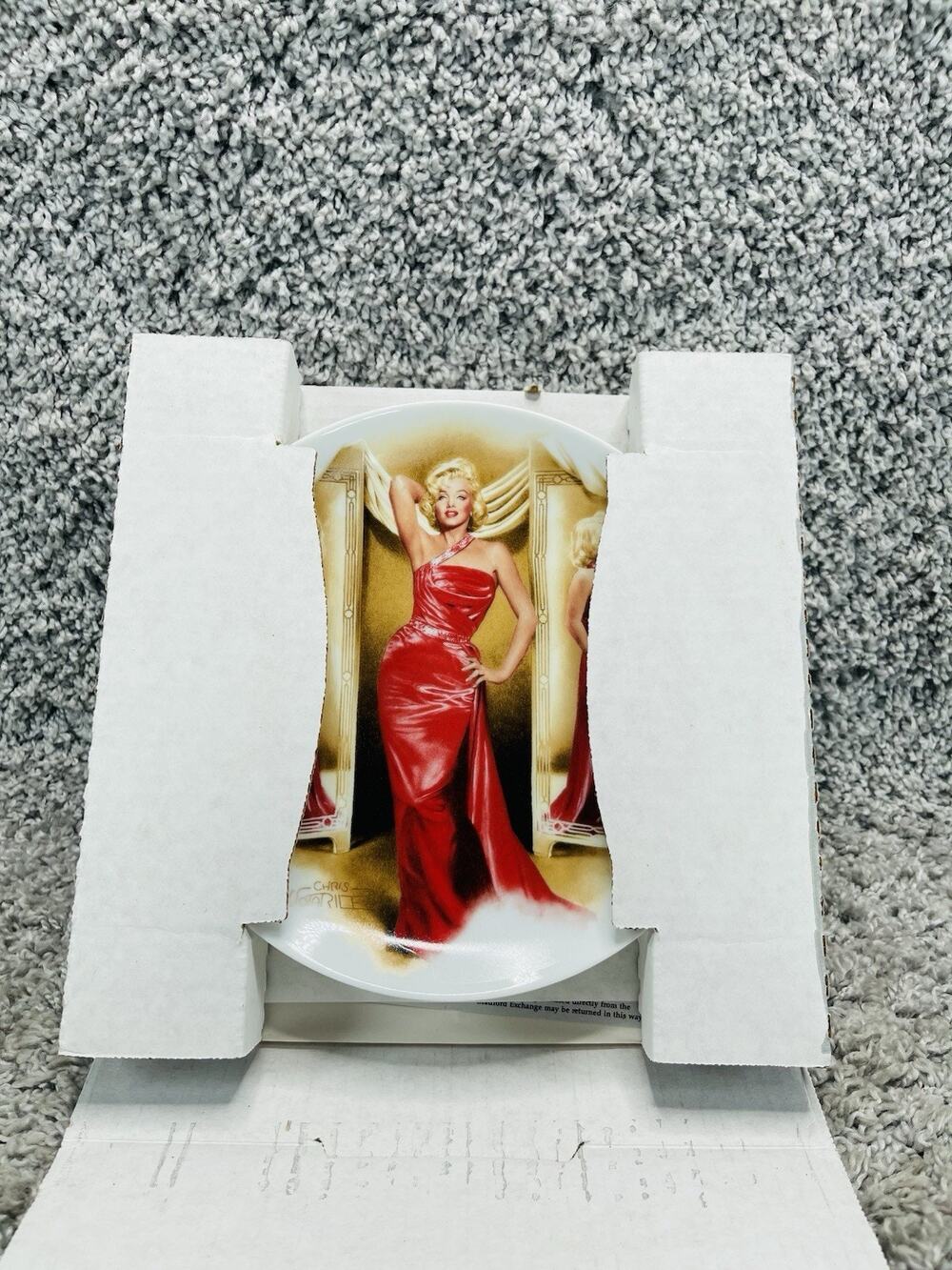 Vintage Collectible Delphi Marilyn Monroe How to Marry A Millionare LE plate